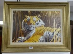 Steven Gayford, a collection of signed limited edition prints of Cheetahs, Tigers and Lions (15).