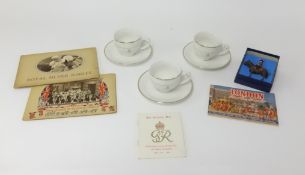 A collection of various Royal memorabilia including cups and saucers, pamphlets etc.