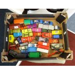 A collection of 41 Playworn Matchbox, Corgi Juniors and Husky models plus others.