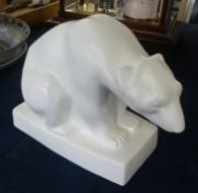 Wedgwood, Polar Bear, height 20cm, marked 'Wedgwood Barlaston'.