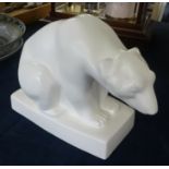 Wedgwood, Polar Bear, height 20cm, marked 'Wedgwood Barlaston'.