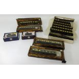 Mainline Railways, a collection of 00 gauge coaches boxed (9), also two Bachmann wagons boxed and