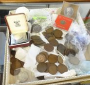 A large collection of general coinage.