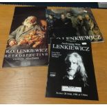 Robert Lenkiewicz, a collection of memorabilia including a poster, books etc.
