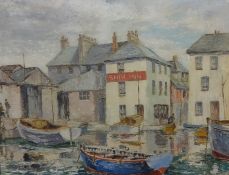 R. Lewis-Cook, (The Society of Marine Artist) oil on board 'Ship Inn, Teignmouth', not signed,