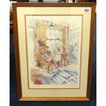 Two Diana Wakefield limited edition prints 'Morning Light' No.233/850