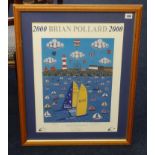 Brian Pollard, signed limited edition print ' Millenium Dawn', No.503/2000.