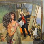 Robert Lenkiewicz (1941-2002) 'The Painter with Anna II', Project 18, silkscreen No.257/275,