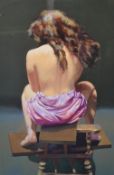 Robert Lenkiewicz (1941-2002) 'Painter with Women, Rear View', 286/375 daemon series project 18