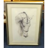 A limited edition giclee and two horse prints indistinctly signed 2006 approx 37cm x 60cm.