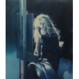 Robert Lenkiewicz (1941-2002), signed print 'Painter in the Wind, 3:50am', No.449/500, 32cm x