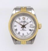 Tudor (Rolex) a ladies fine metal 1997 Princess Oyster Date wristwatch, the dial marked 'Rotor