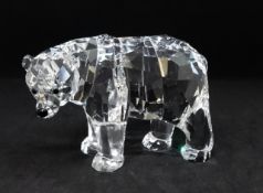 Swarovski Crystal Mother Bear, boxed.