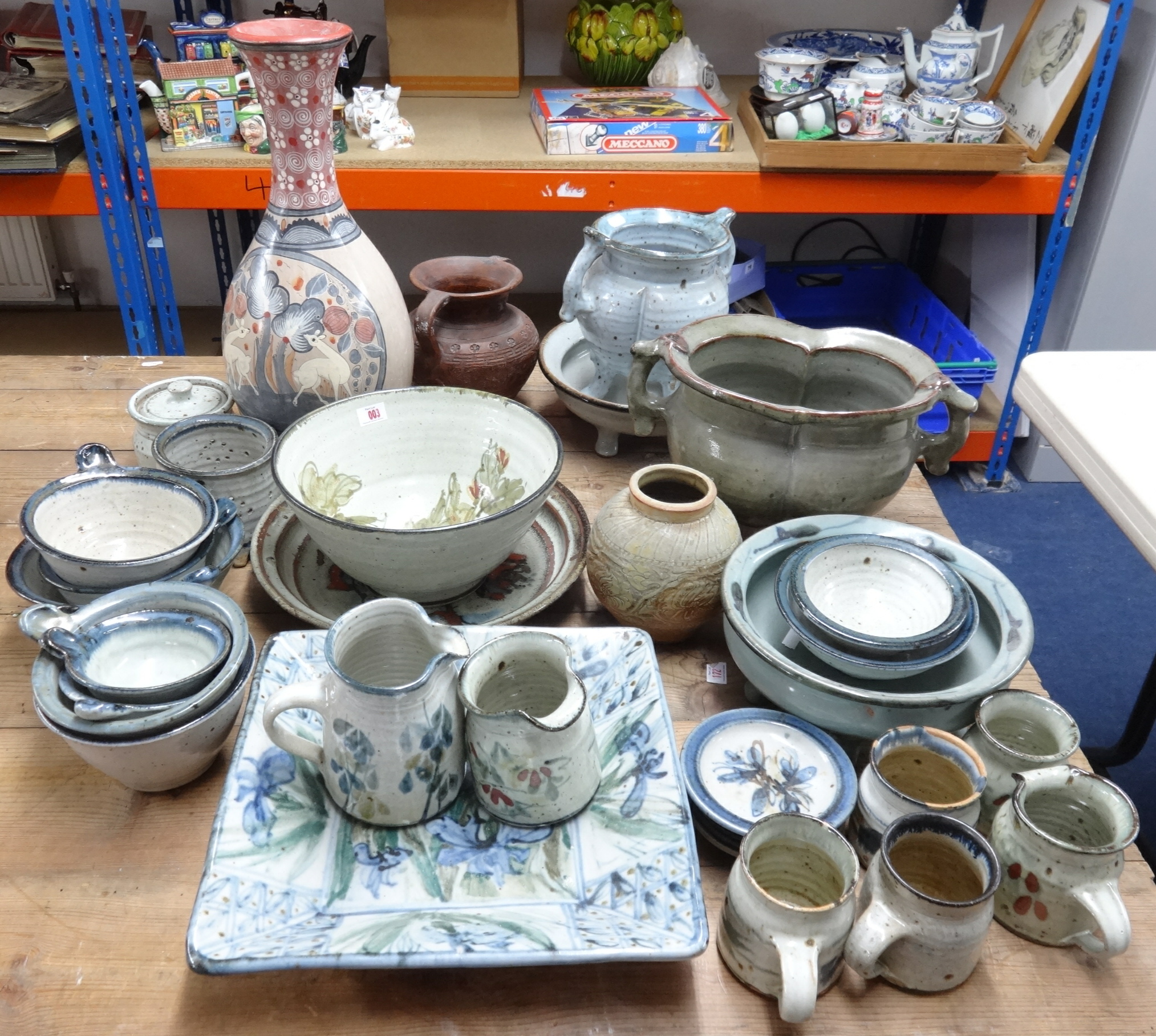 A collection of various art pottery mostly Colin Kellam, Shinners Bridge Pottery, Dartington