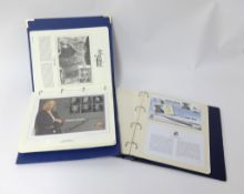 Concorde, signed commemorative cover collection in album together with autographed editions album of