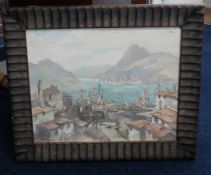 Thijs Mauve (1915-1996) oil, signed, framed.