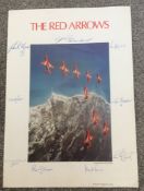 Red arrows photograph signed by full crew of 1983, separate booklet giving information on 1983