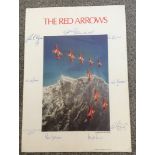 Red arrows photograph signed by full crew of 1983, separate booklet giving information on 1983