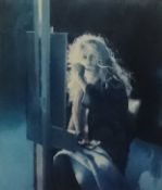 Robert Lenkiewicz (1941-2002), signed print 'Painter in the Wind, 3:50am', No.449/500,