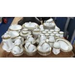 An extensive Paragon Athena patterned bone china dinner and tea service.