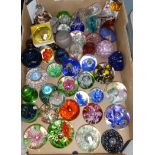 A collection of paperweights to include Caithness, approx 46.