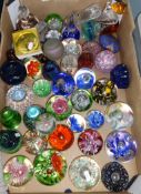 A collection of paperweights to include Caithness, approx 46.