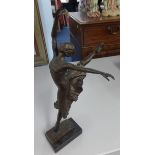Nathan David (b1963) bronze statue, signed and inscribed Alessandra Ferri 'Juliet', limited