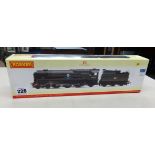 A Hornby BR 4-6-2 rebuilt Battle of Britain class loco R2587, boxed.