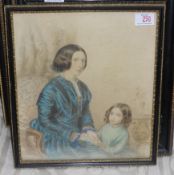 A pair of 19th century portraits signed 'Heaton 1852', of a military gentleman and another with