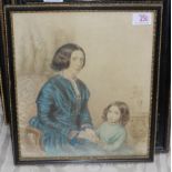 A pair of 19th century portraits signed 'Heaton 1852', of a military gentleman and another with