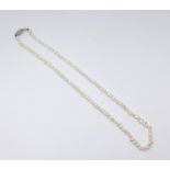 A fresh water pearl necklace.