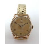 Regis, a gents 14ct gold vintage wristwatch.