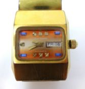 Louis Rossel, a 1970's gents automatic date wristwatch.