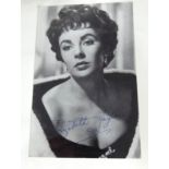 A collection of famous autographs and facsimiles circa 1953-1956 including Robert Michum, Rock