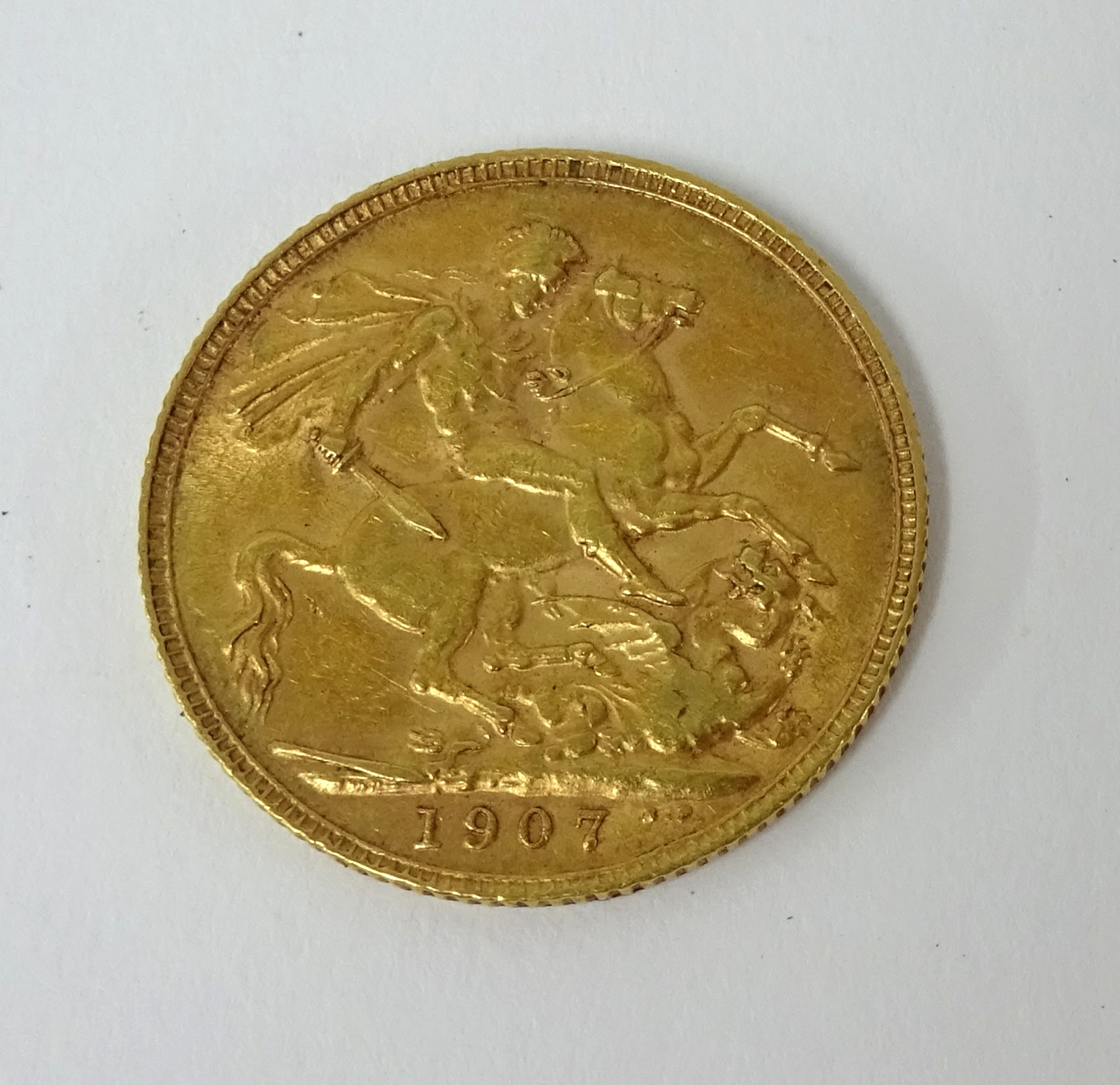 A Edw VII gold sovereign, 1907. - Image 2 of 2