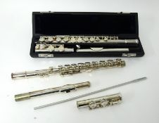 Roy Benson, a flute cased and another flute marked Buffet Cooper Paris (2).