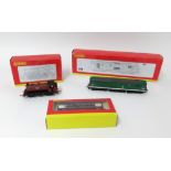Hornby, 00 gauge R2517, BR Bo-Bo diesel electric, Class 73 loco, boxed also R6317 van and R2740