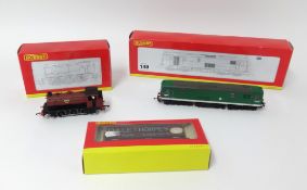 Hornby, 00 gauge R2517, BR Bo-Bo diesel electric, Class 73 loco, boxed also R6317 van and R2740