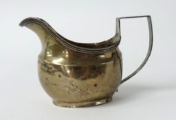 Georgian silver cream jug approx 3.25oz