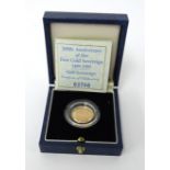 Royal Mint UK Proof Half Sovereign, commemorating the 500th Anniversary of the First Gold