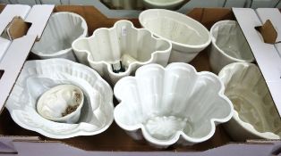 A collection of Victorian and later Jelly Moulds including Shelley, approx 37.