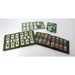 General collection of cigarette cards in three albums.