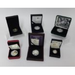 Royal Mint, a mixed collection of proof coins including Royal Mint 2010 five pound Piedfort silver