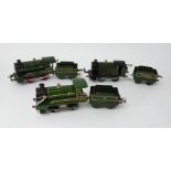 Hornby, gauge 0 tinplate c 1930 clockwork ‘Great Western’ No 0 Locomotive No 2449 and ‘Great