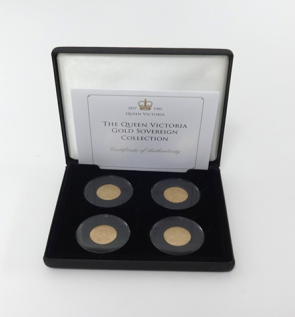 Jubilee Mint, The Queen Victoria gold sovereign collection, four sovereigns including all four