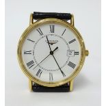 Marcel Drucker US Chrono wristwatch boxed, a gents Longines dress watch circa 2000 with guarantee