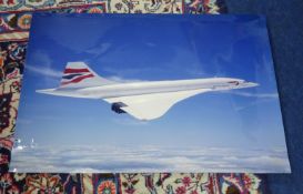 Concorde, a collection of general photographs and prints also a Concorde bag.