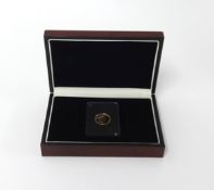 Royal Mint, QEII 2018 full gold sovereign commemorating the birth of HRH Prince Louis of