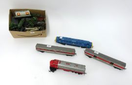 Triang 00 gauge model railway, a collection of various carriages, loco's, accessories, track etc,