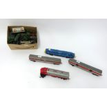 Triang 00 gauge model railway, a collection of various carriages, loco's, accessories, track etc,